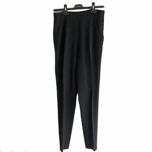 Jil Sander Black Trouser Pant Side Zip High Waist 6
